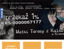 Tablet Screenshot of fundacjamatkiteresy.org.pl